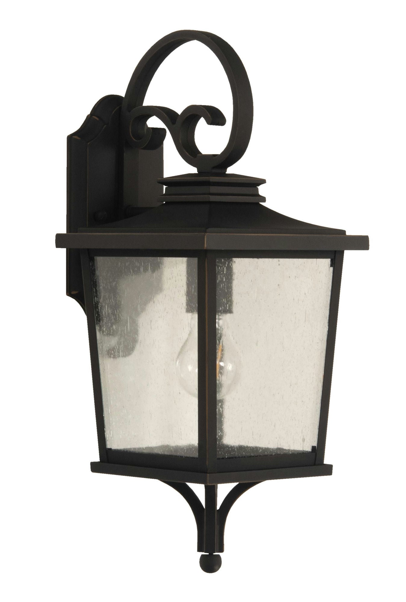 Tillman Small 1 Light Outdoor Lantern in Dark Bronze Gilded