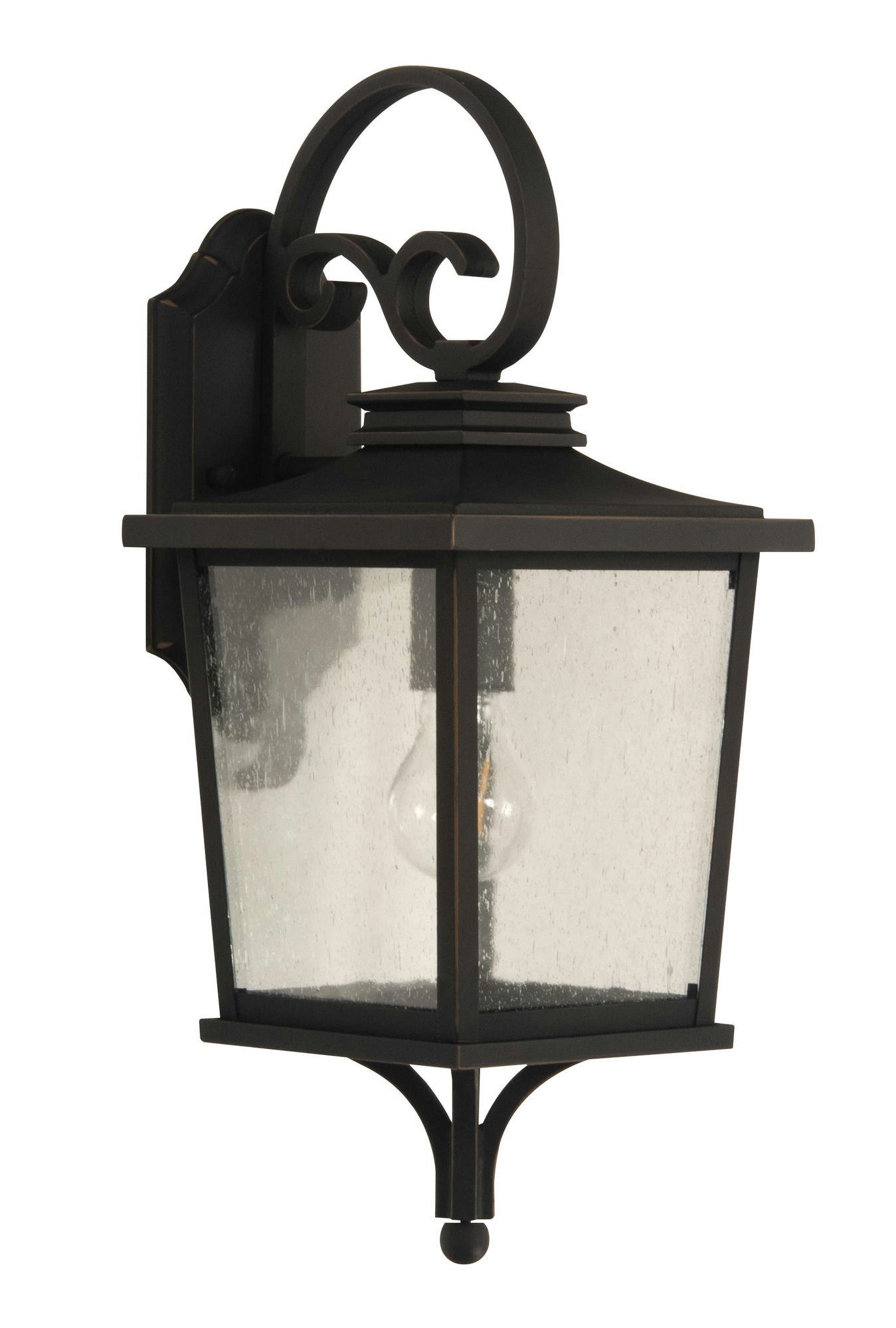 Tillman Small 1 Light Outdoor Lantern in Textured Matte Black