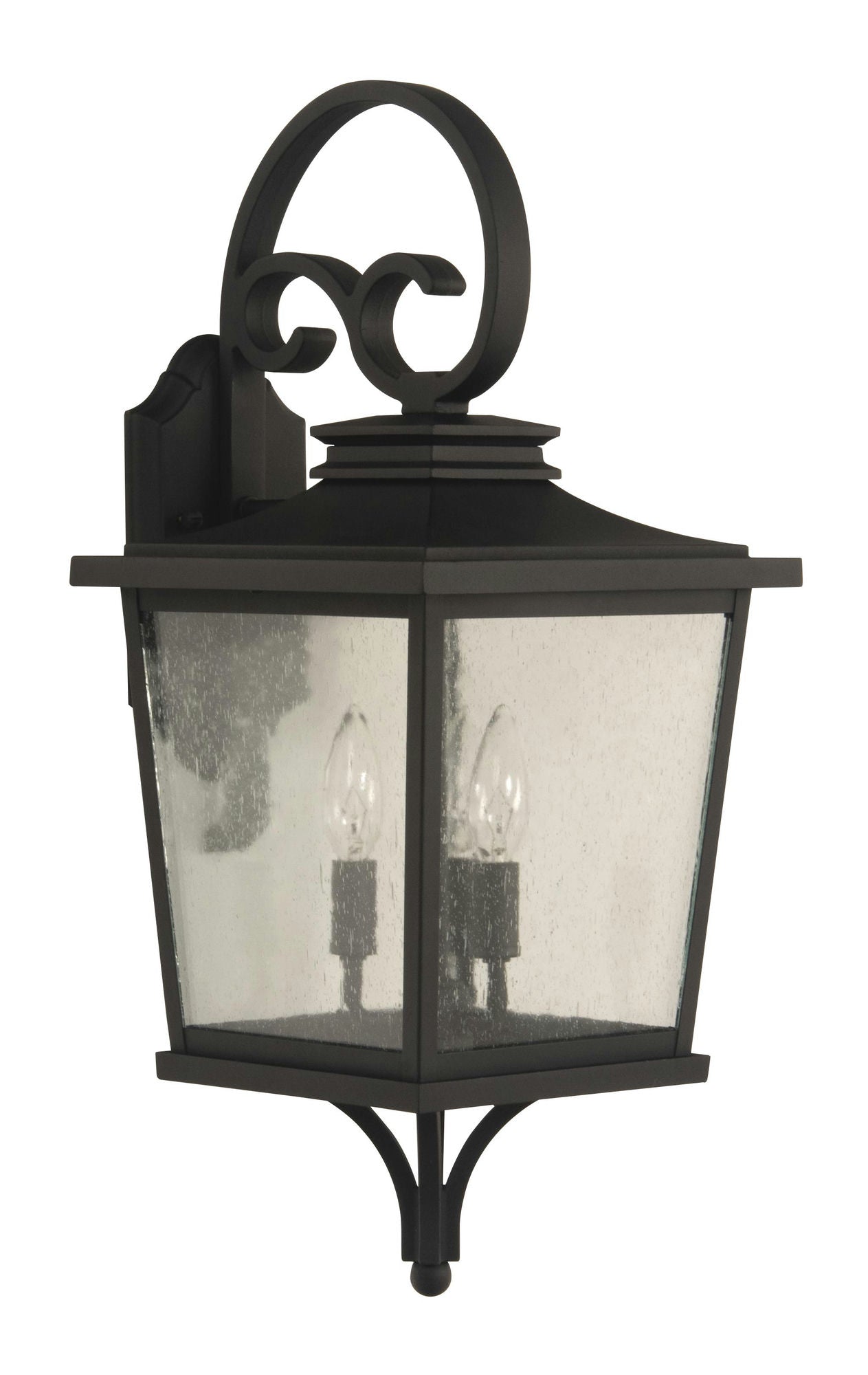 Tillman Medium 3 Light Outdoor Lantern in Textured Matte Black
