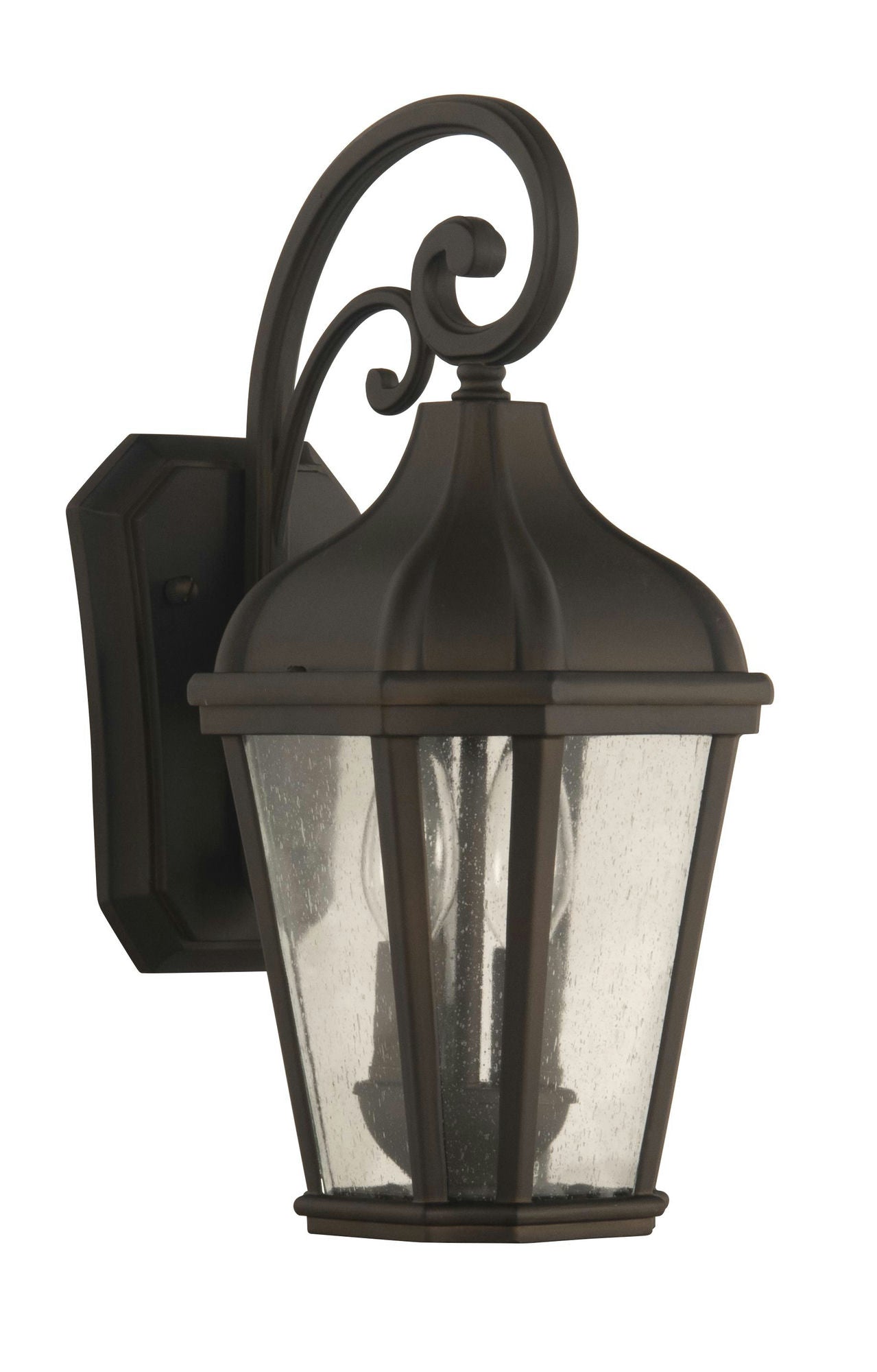 Briarwick Medium 2 Light Outdoor Lantern in Textured Matte Black