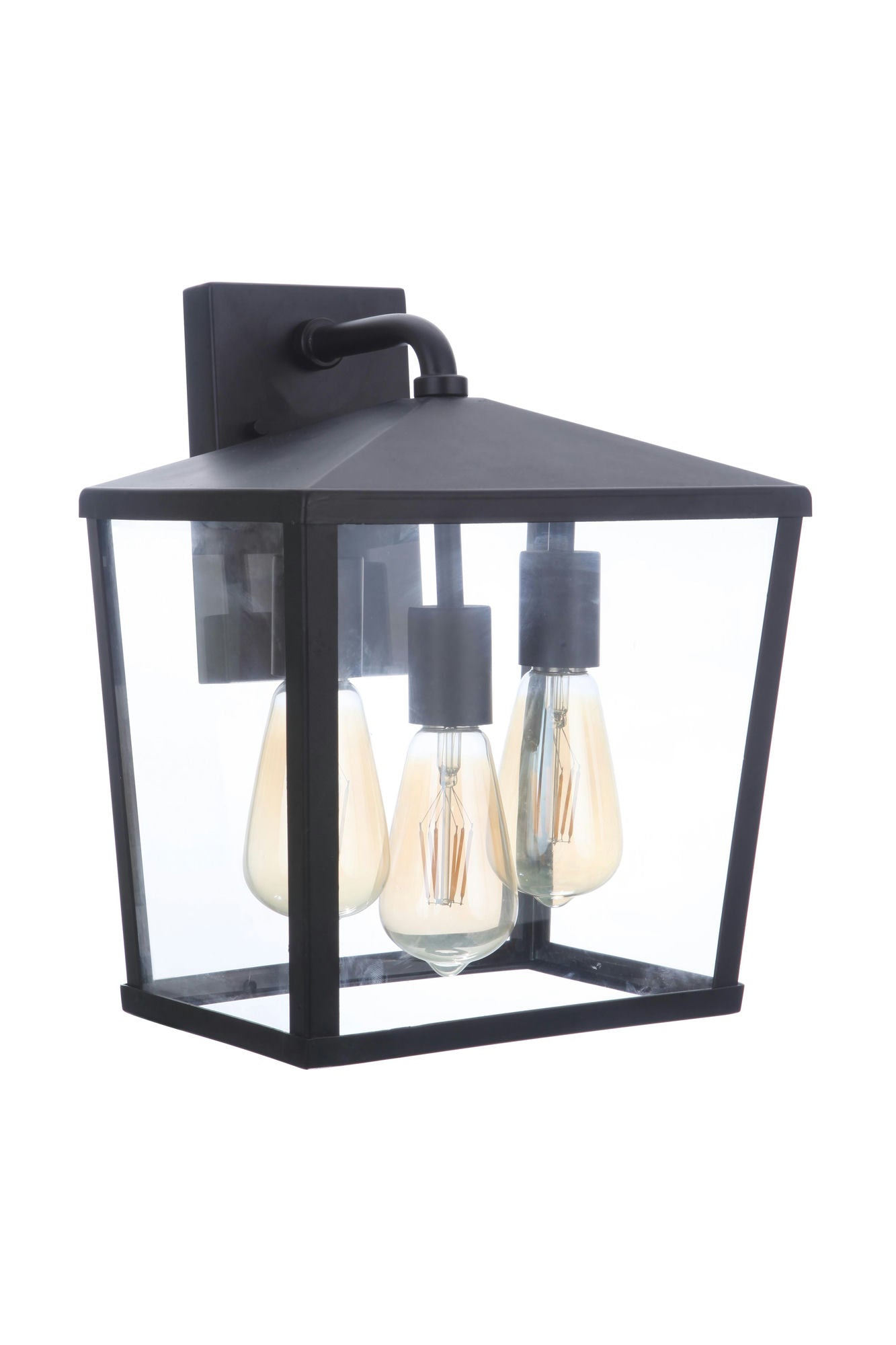 Olsen Outdoor Lantern 3 Light in Midnight, ZA4624-MN