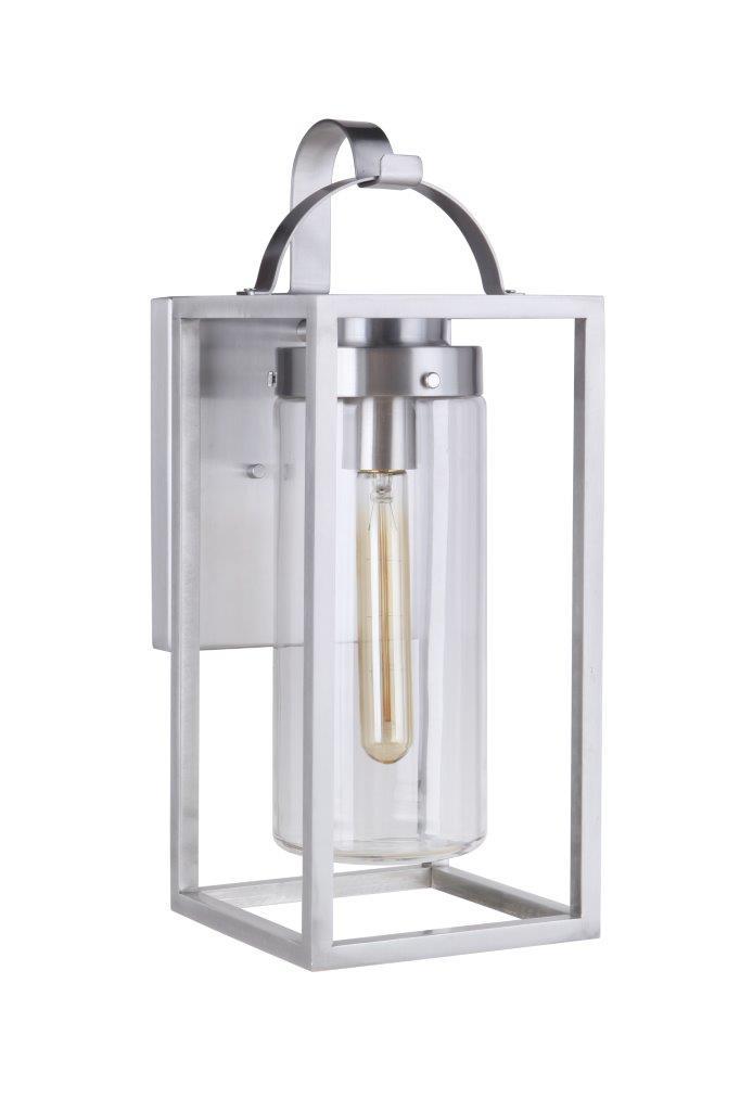 Neo Large Outdoor Lantern 1 Light Satin Aluminum
