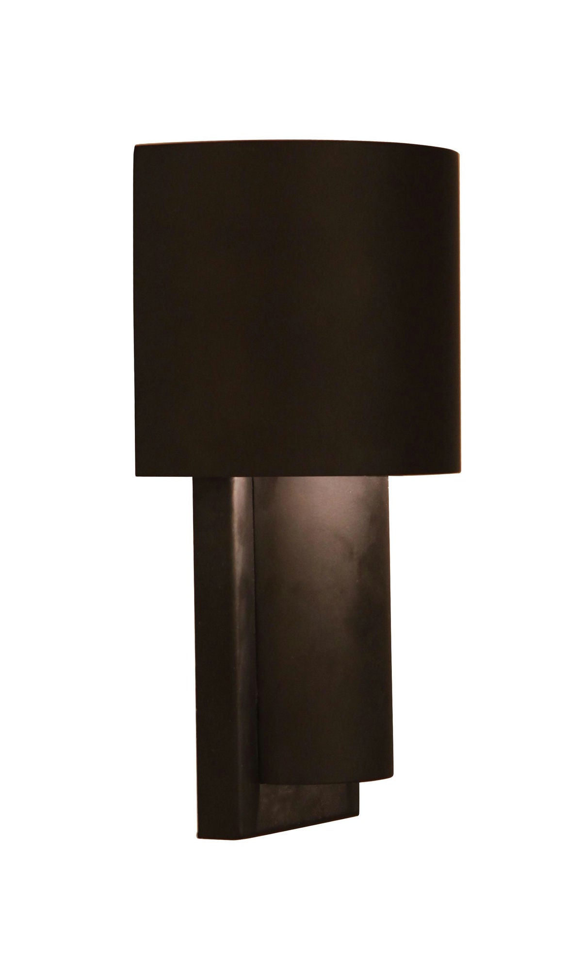 Midtown Small 2 Tiered Wall Sconce, Wet - Midnight