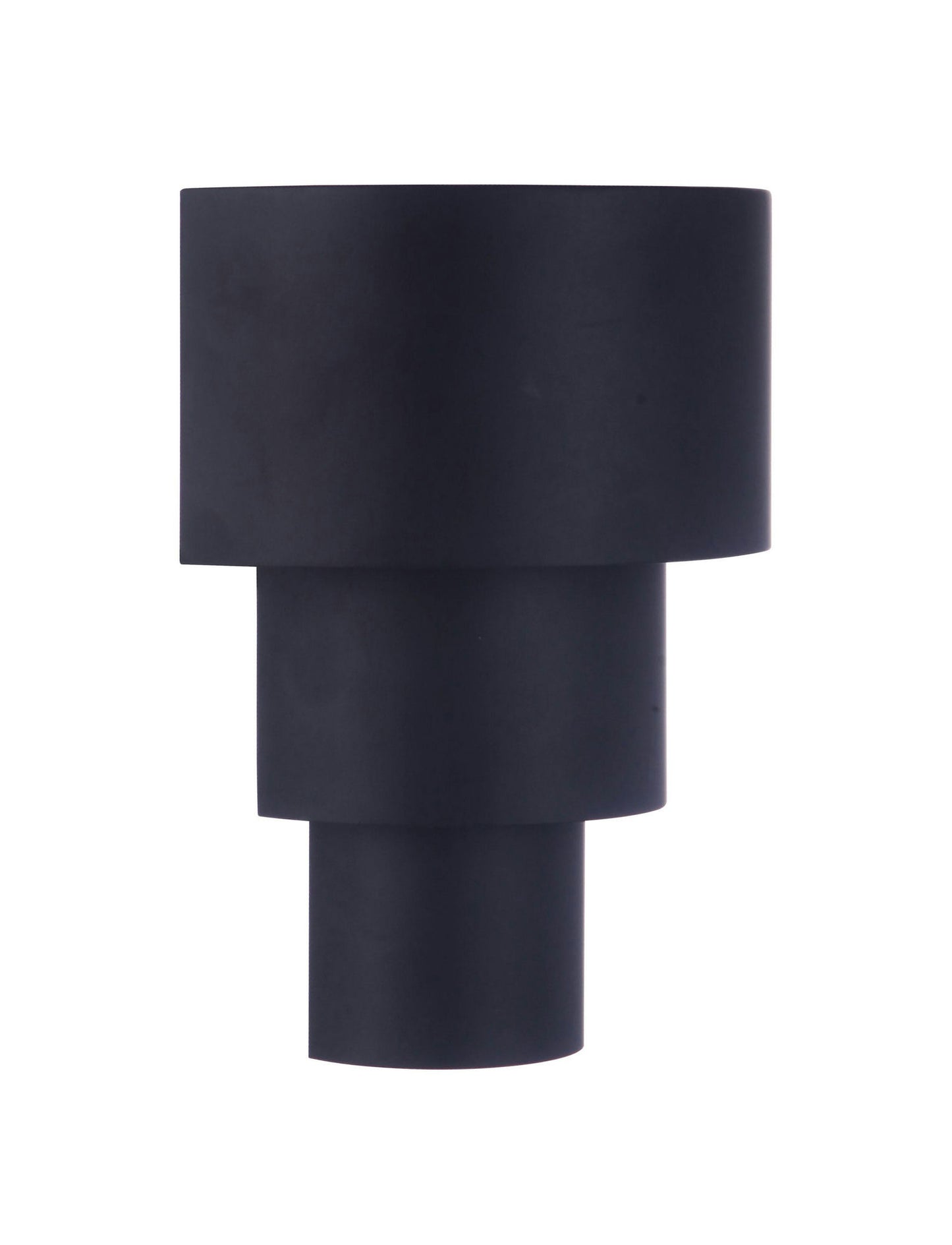 Midtown Medium 3 Tiered Wall Sconce, Wet - Midnight