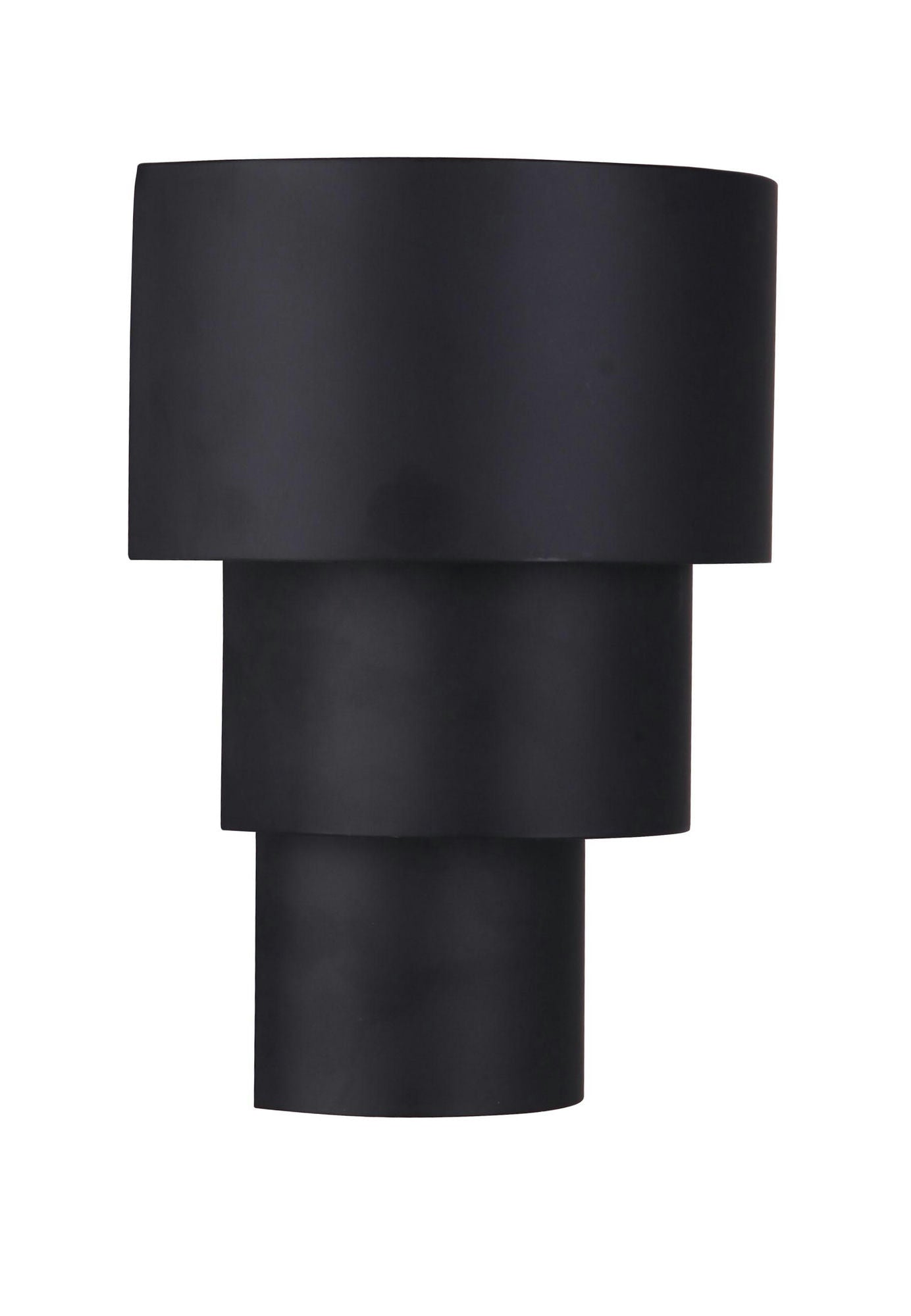 Midtown Large 3 Tiered Wall Sconce, Wet - Midnight