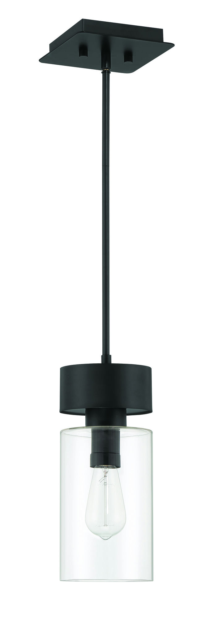 Bennet 1 Light Outdoor Pendant, Midnight