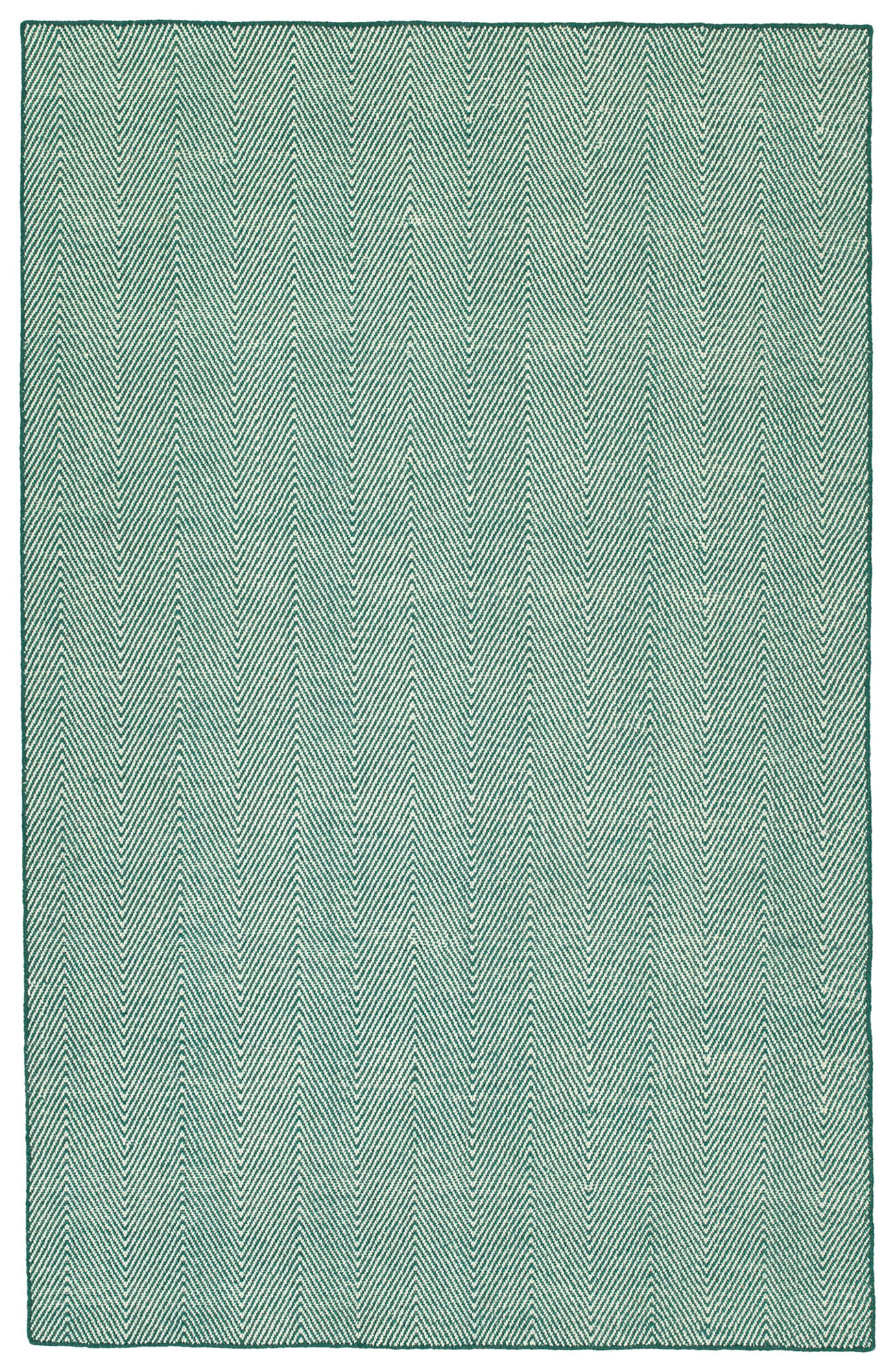 Kaleen Ziggy Collection Light Teal Area Rug 5' x 7'6"