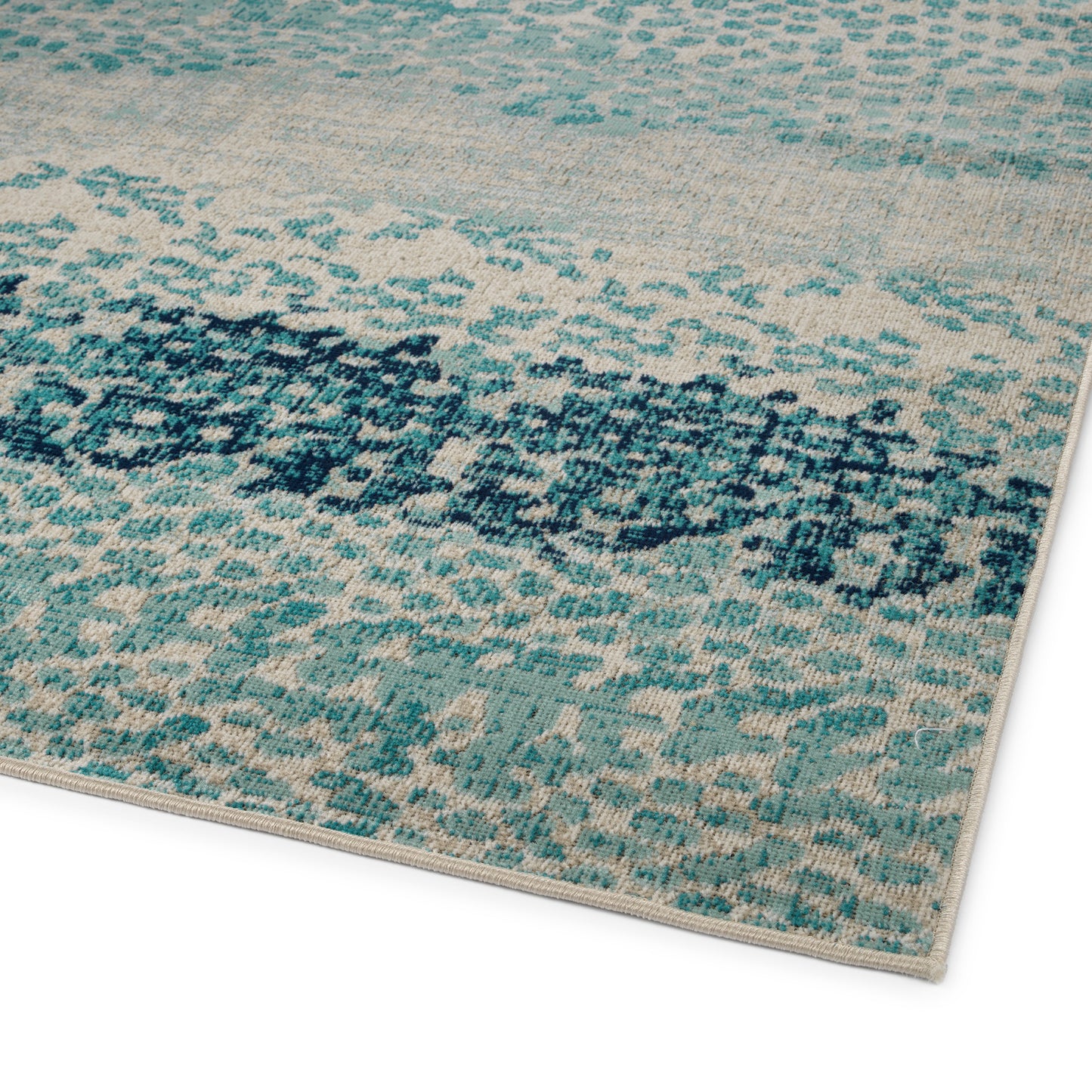 Kaleen Zuma Beach Collection ZUM14-17 Blue Area Rug 5'3" x 7'3"