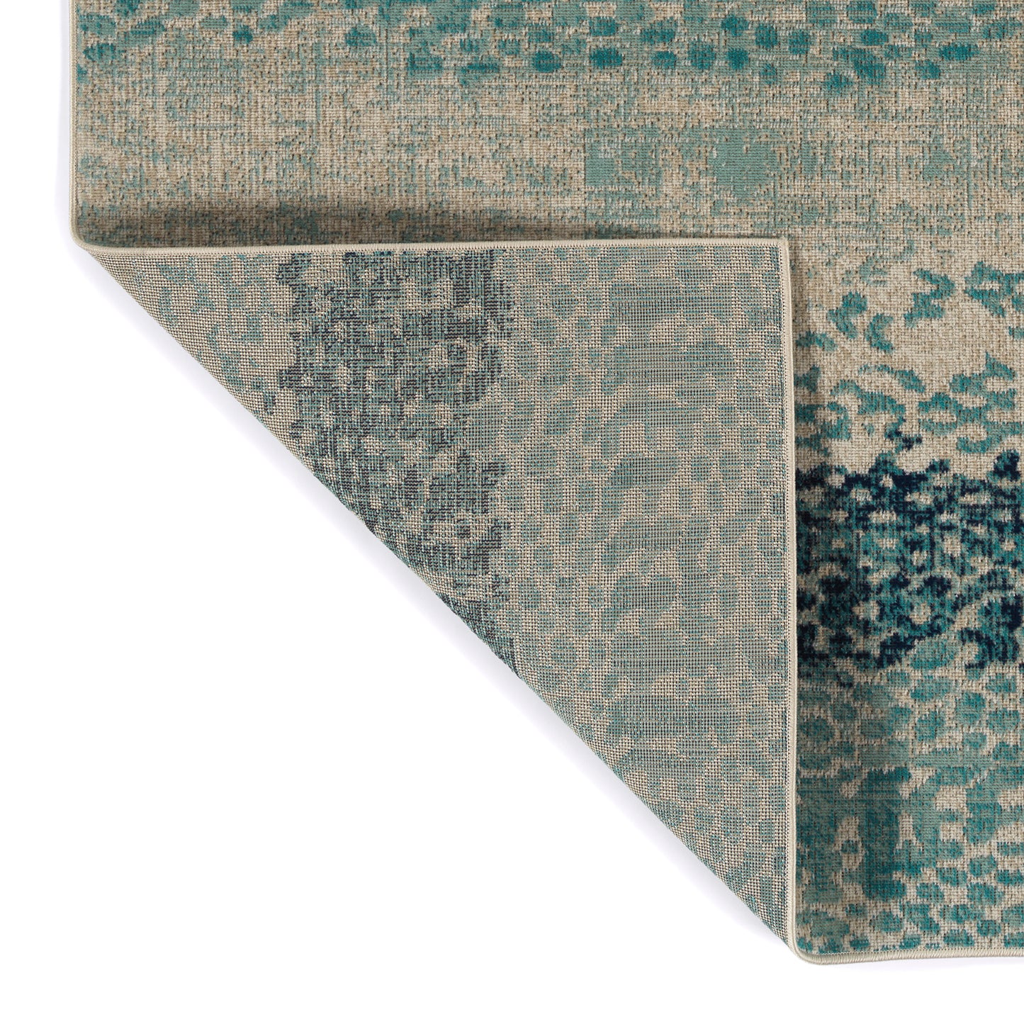 Kaleen Zuma Beach Collection ZUM14-17 Blue Area Rug 9' x 12'