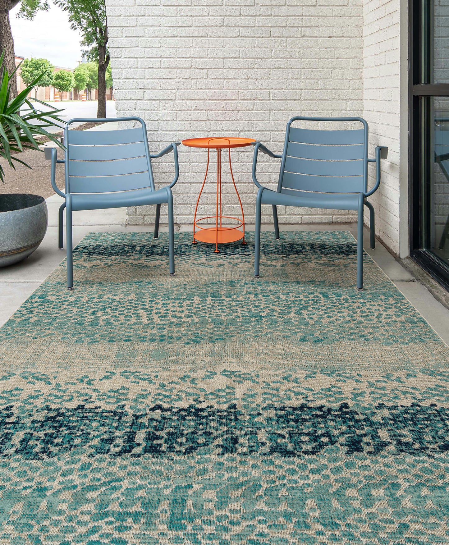 Kaleen Zuma Beach Collection ZUM14-17 Blue Area Rug 9' x 12'