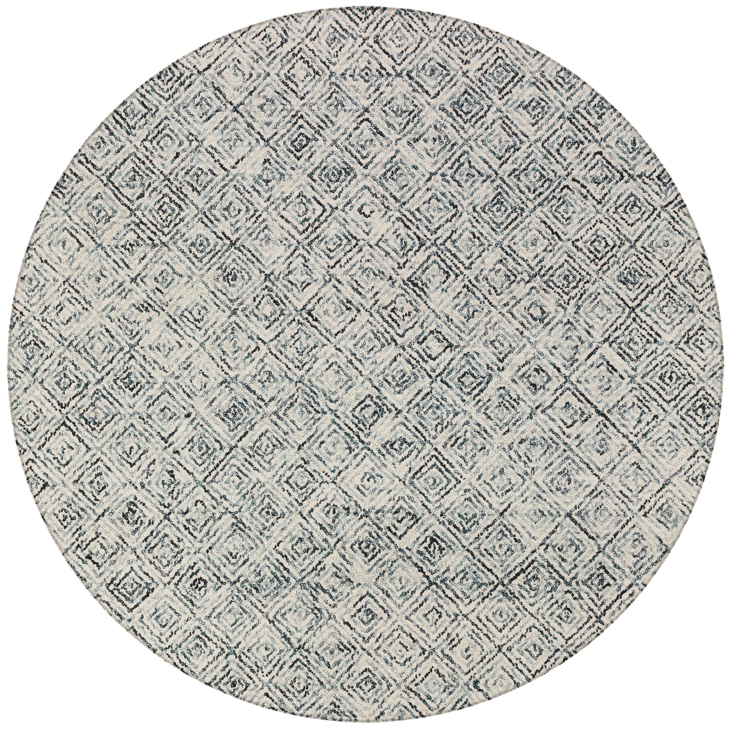 Zoe ZZ1 Charcoal 10' x 10' Round Rug