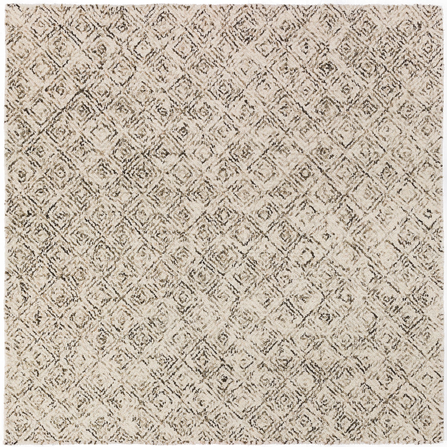 Zoe ZZ1 Chocolate 8' x 8' Square Rug