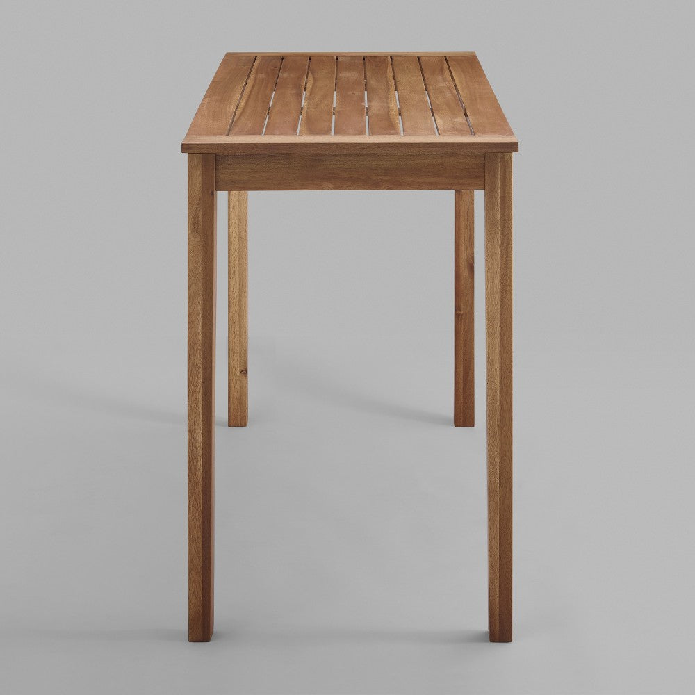 Acacia Wood Counter Height Table - Brown