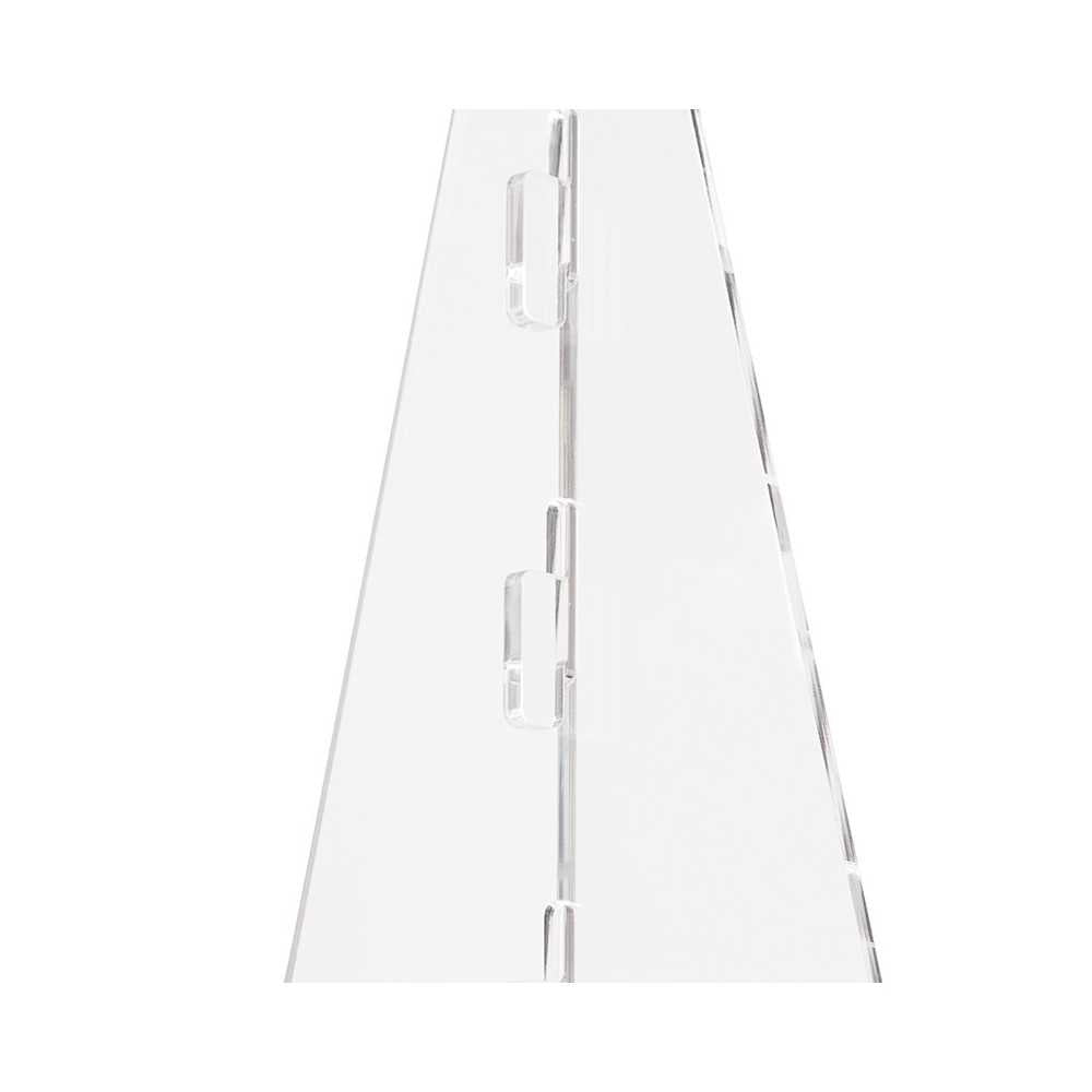 Acrylic Free-Standing Register Shield / Sneeze Guard, 42"H x 24"L