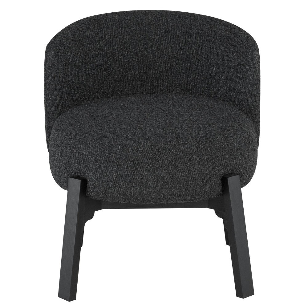 Adelaide Licorice Boucle Fabric Dining Chair