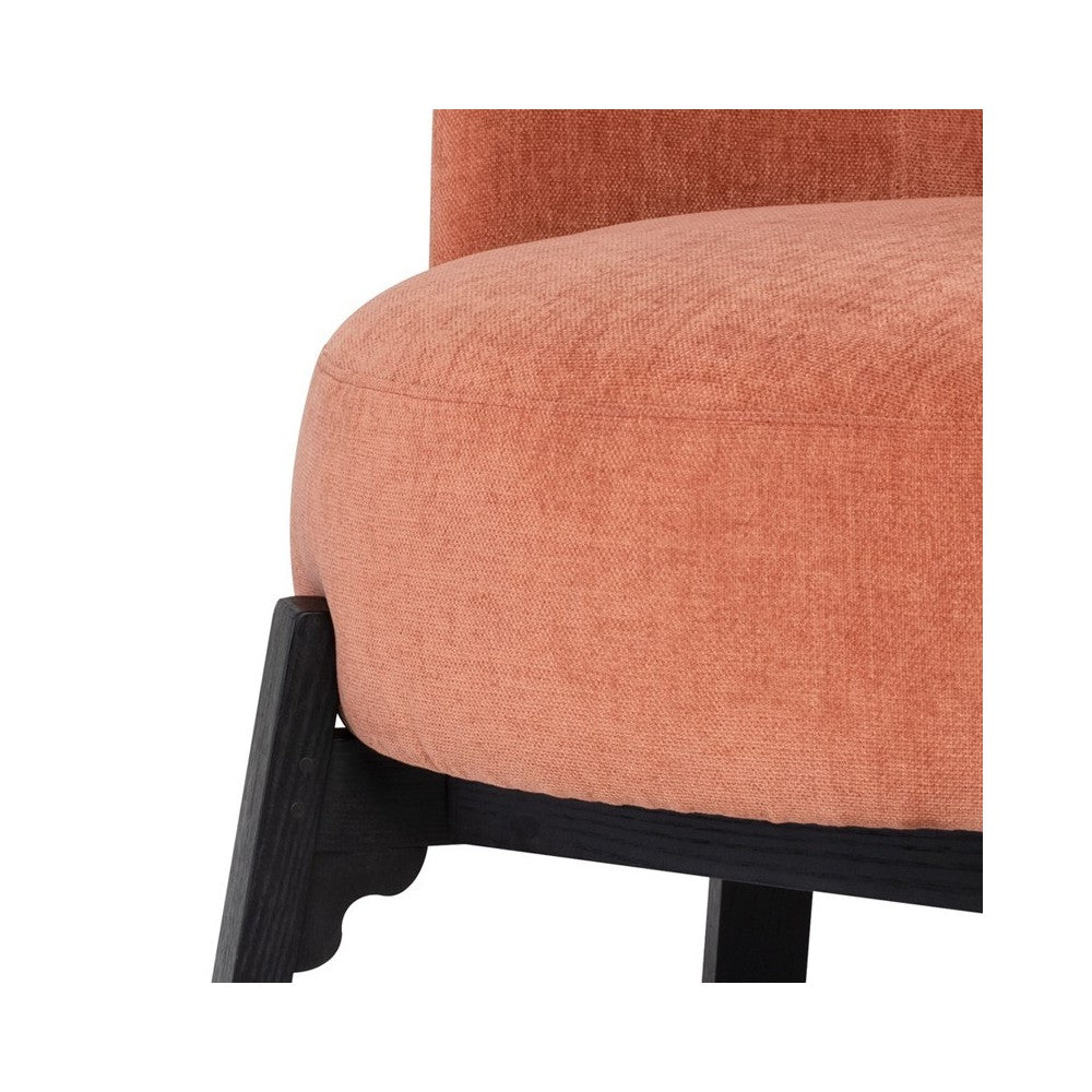 Adelaide Nectarine Fabric Dining Chair
