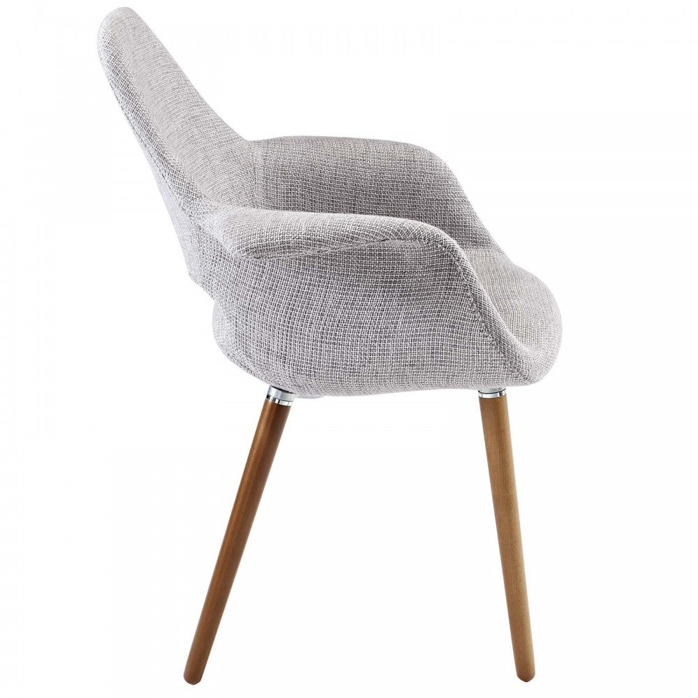 Aegis Dining Armchair, Light Gray