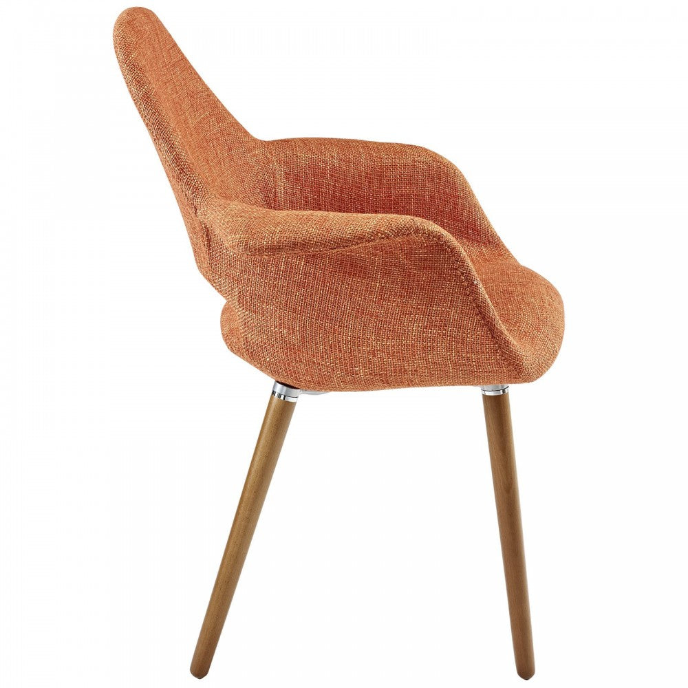 Aegis Dining Armchair Set of 4, Orange