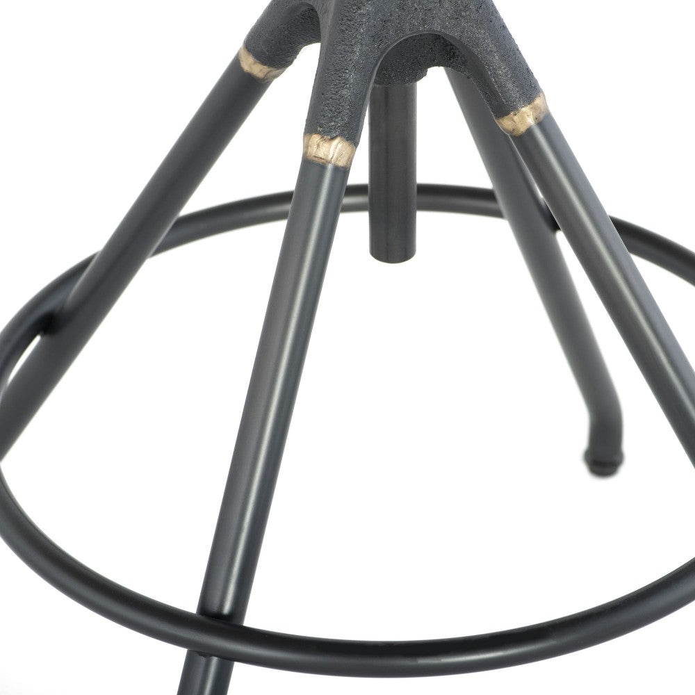 Akron Umber Tan Leather Counter Stool, HGDA644