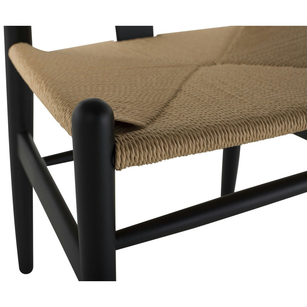 Alban Black Wood Dining Chair