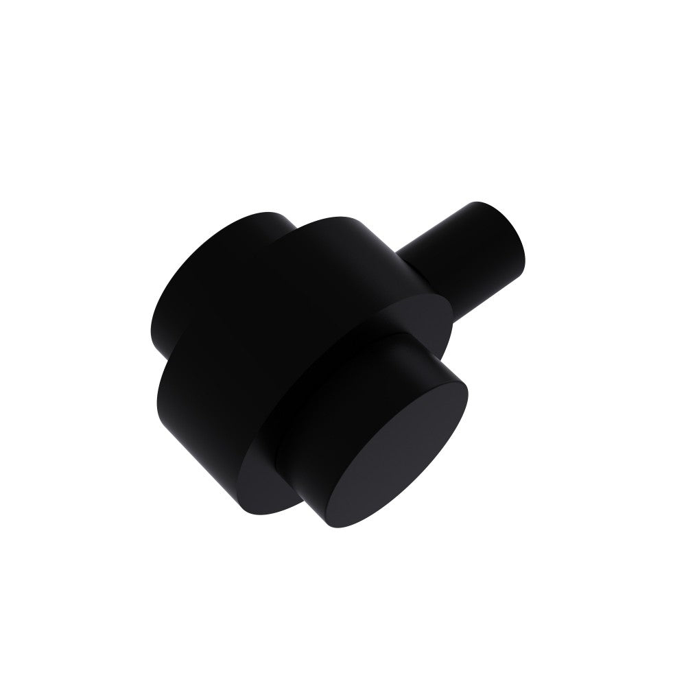 Allied Brass 1-1/2 Inch Cabinet Knob, 102-BKM