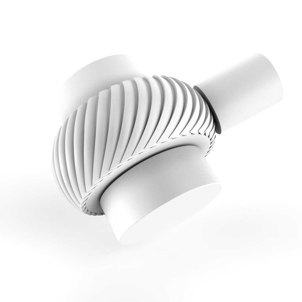 Allied Brass 1-1/2 Inch Cabinet Knob, 102T-WHM