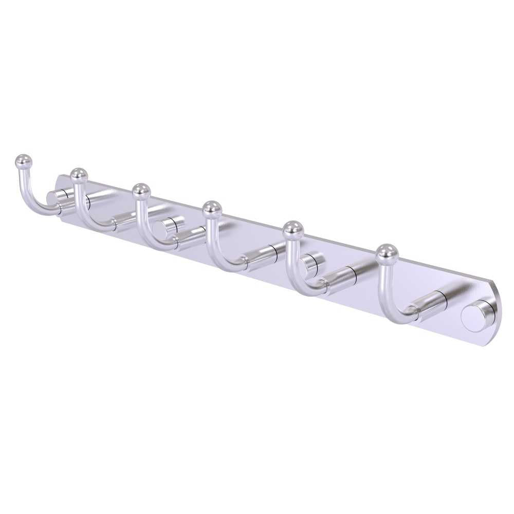 Allied Brass Skyline Collection 6 Position Tie and Belt Rack, 1020-6-SCH