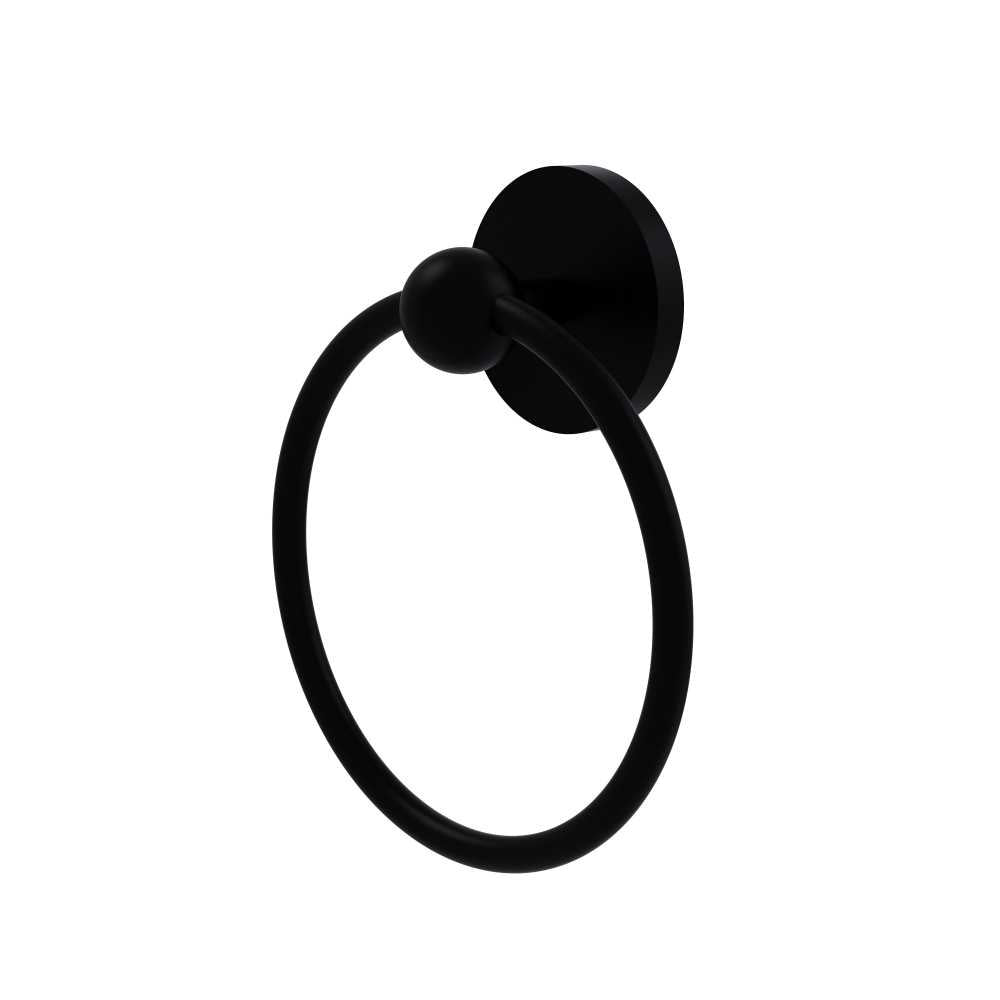 Allied Brass Skyline Collection Towel Ring, 1016-BKM