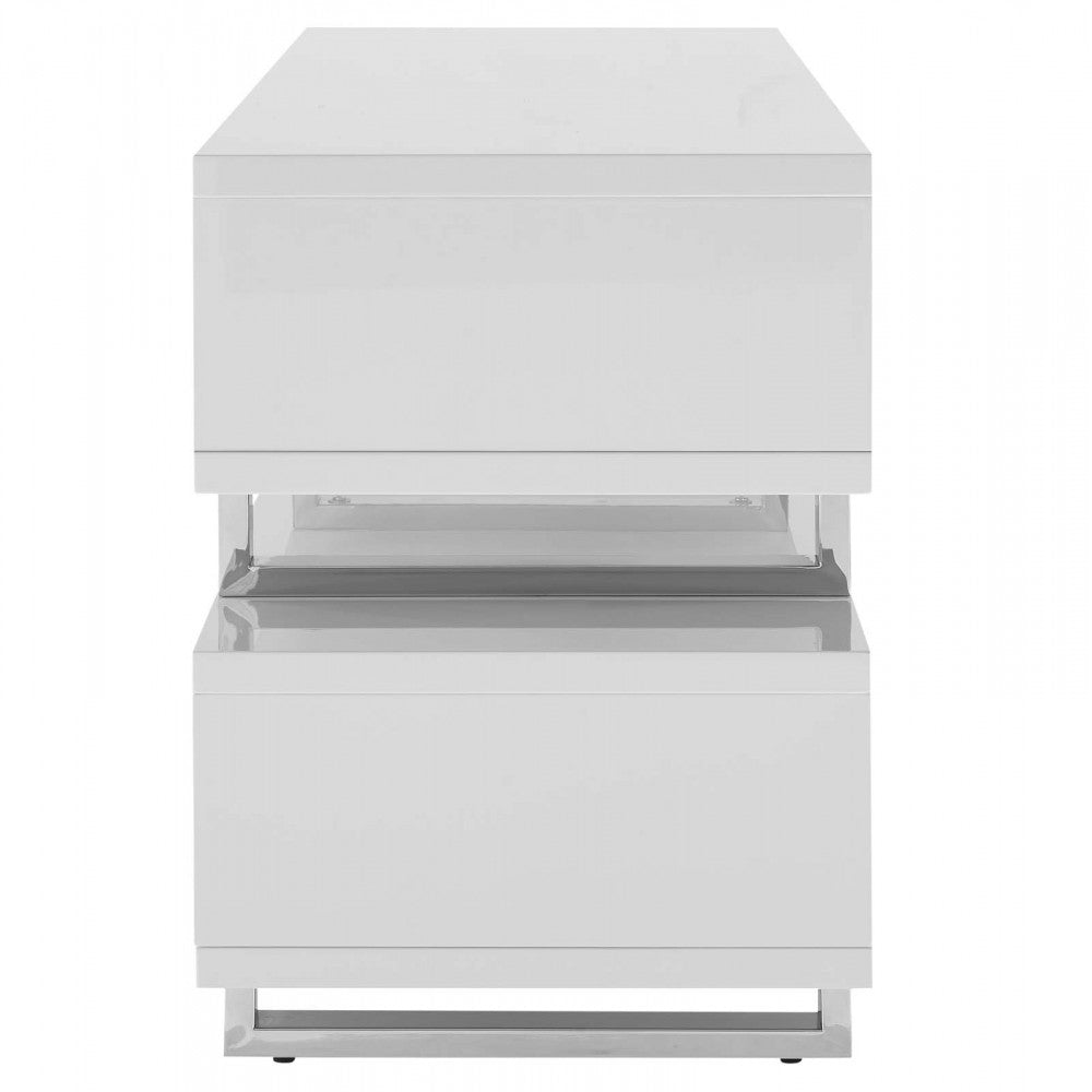 Amble 47" TV Stand, White