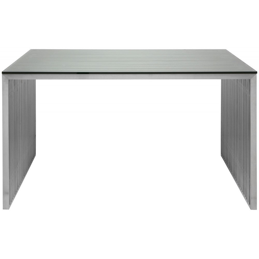Amici Silver Metal Desk