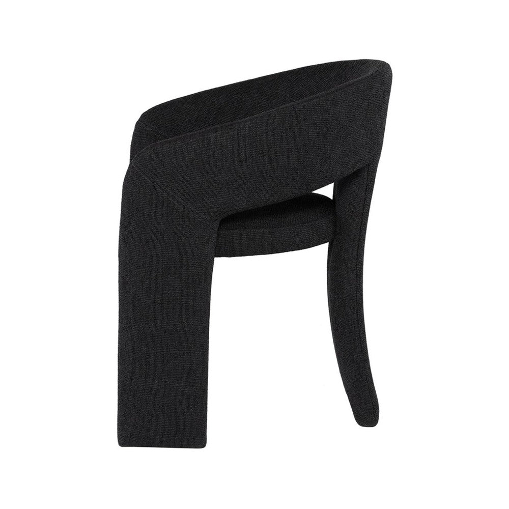 Anise Activated Charcoal Fabric Dining Chair