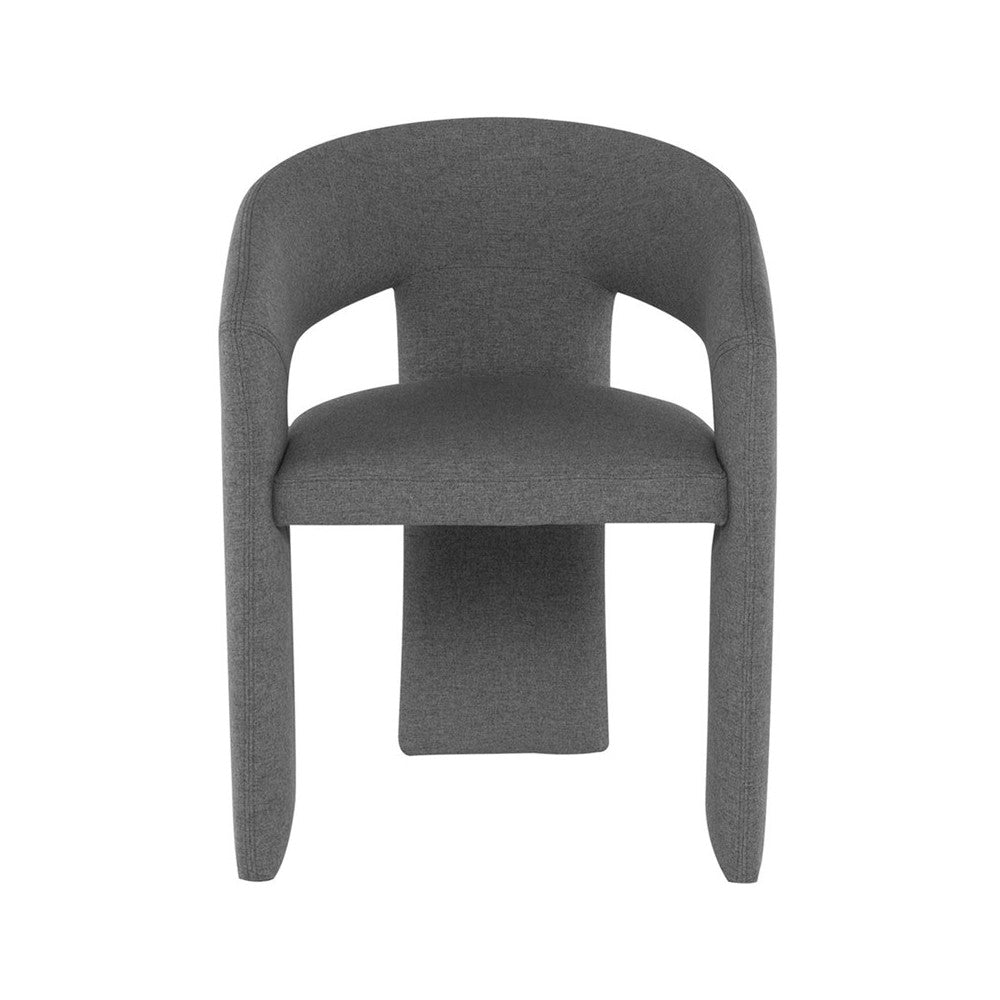 Anise Shale Gray Fabric Dining Chair