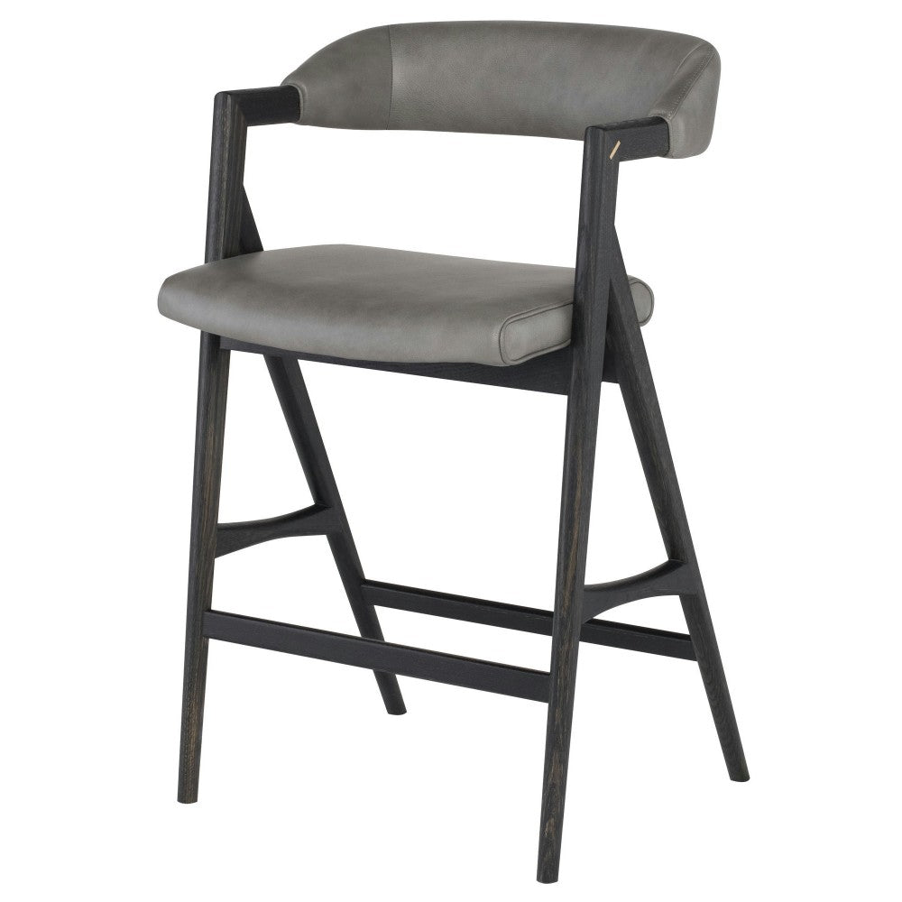 Anita Dove Leather Counter Stool