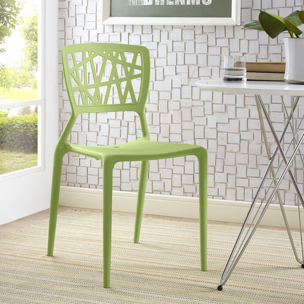 Astro Dining Side Chair, Green