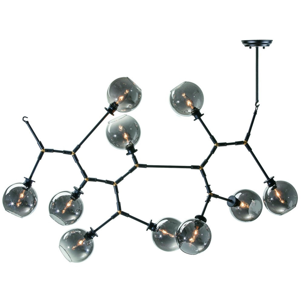 Atom 10 Gray Glass Pendant Lighting