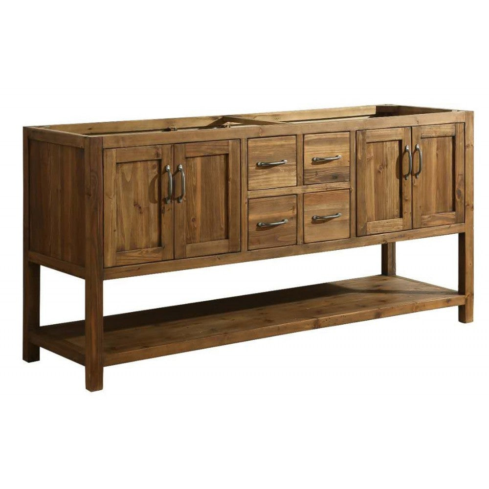 Austin 72" Vanity Base Only in Walnut