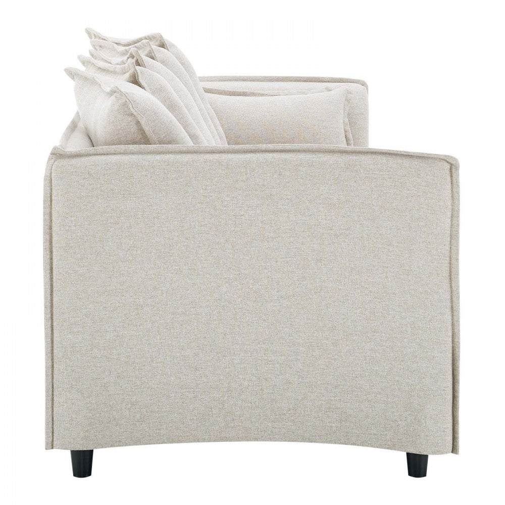 Avalon Slipcover Fabric Sofa, Beige