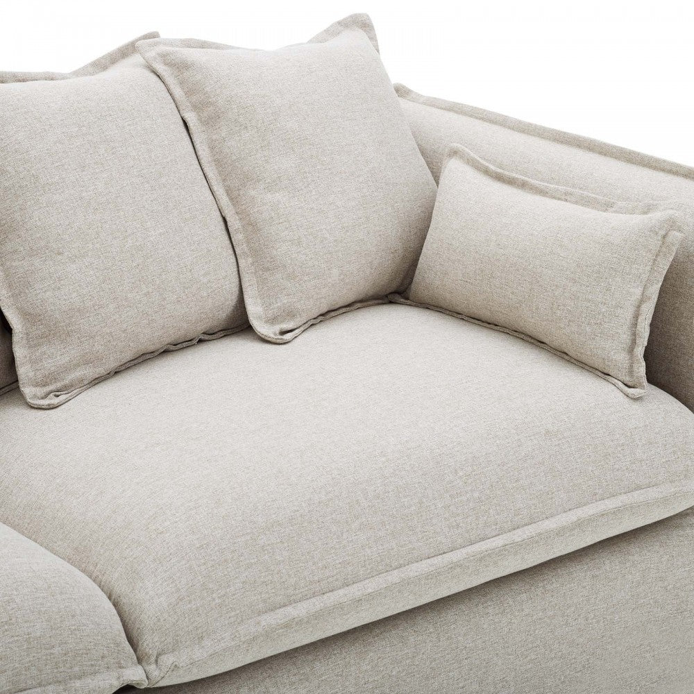 Avalon Slipcover Fabric Sofa, Beige