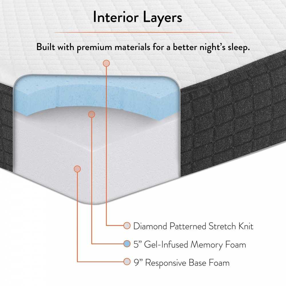 Aveline 14" Memory Foam King Mattress