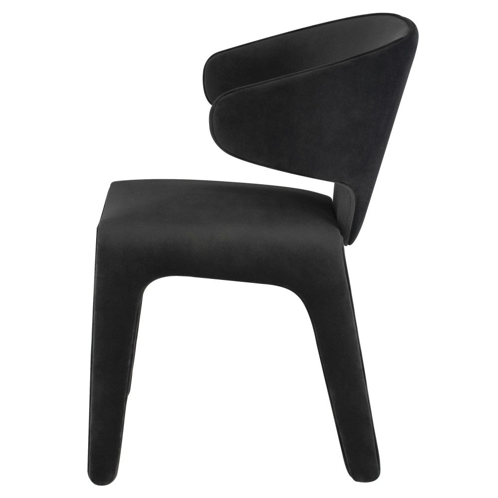 Bandi Shadow Gray Fabric Dining Chair
