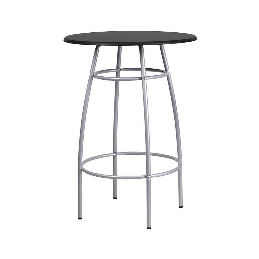 Bar Height Table Set with Padded Stools