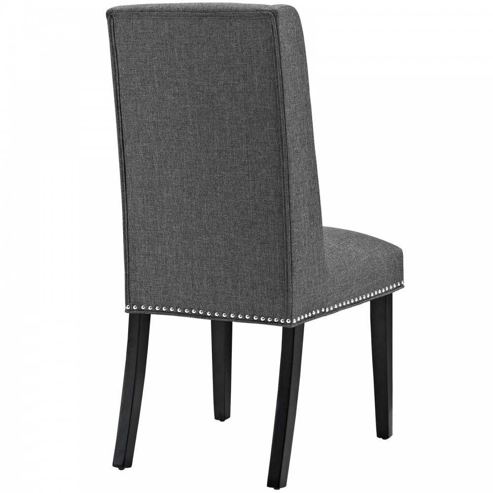 Baron Dining Chair Fabric Set of 4, Gray