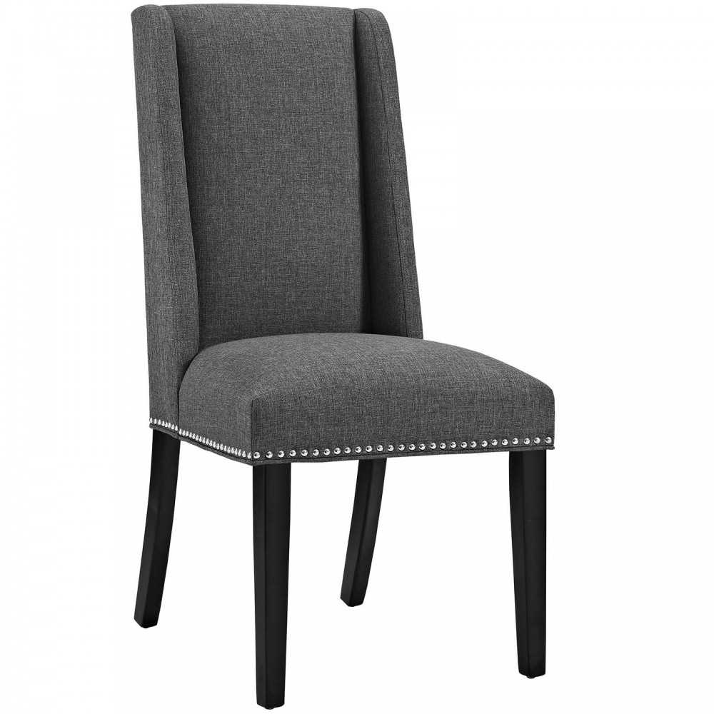 Baron Dining Chair Fabric Set of 4, Gray