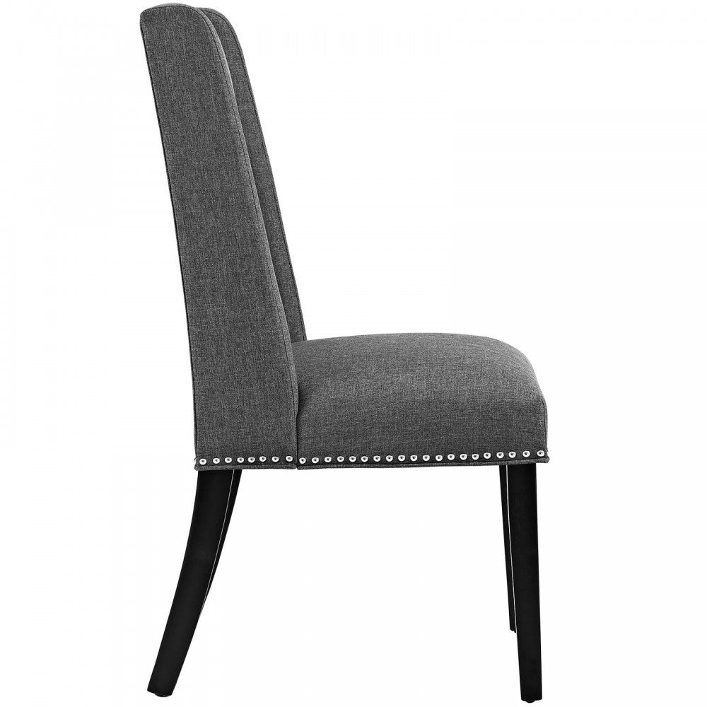 Baron Dining Chair Fabric Set of 4, Gray