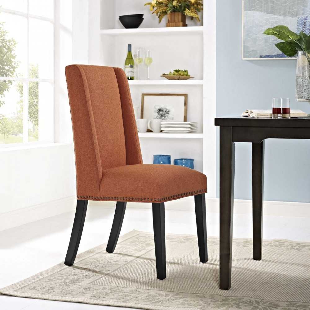 Baron Fabric Dining Chair, Orange