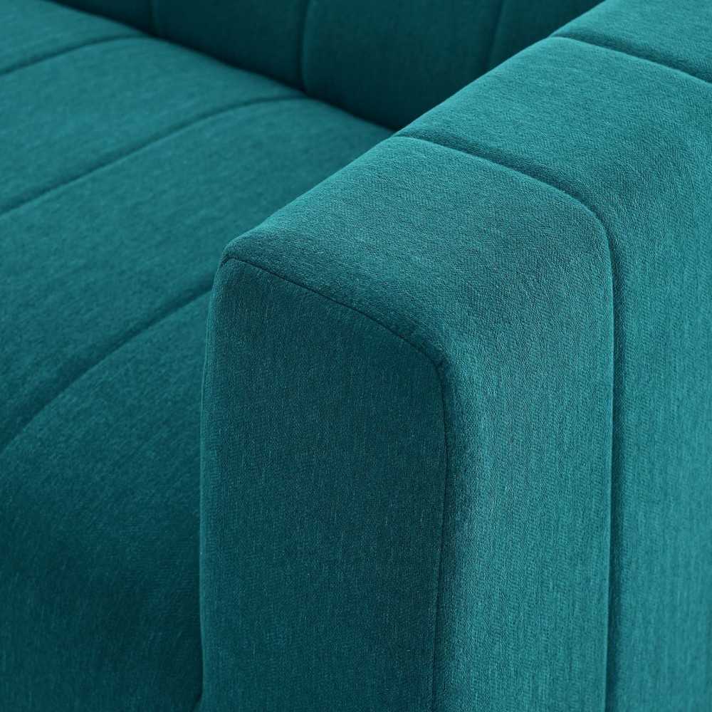 Bartlett Upholstered Fabric 2-Piece Loveseat, Teal