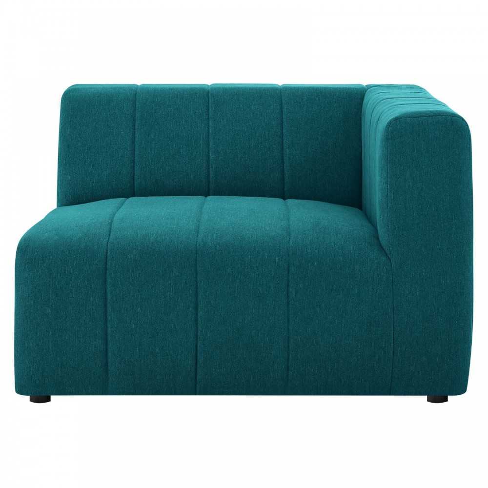 Bartlett Upholstered Fabric 3-Piece Sofa, Teal