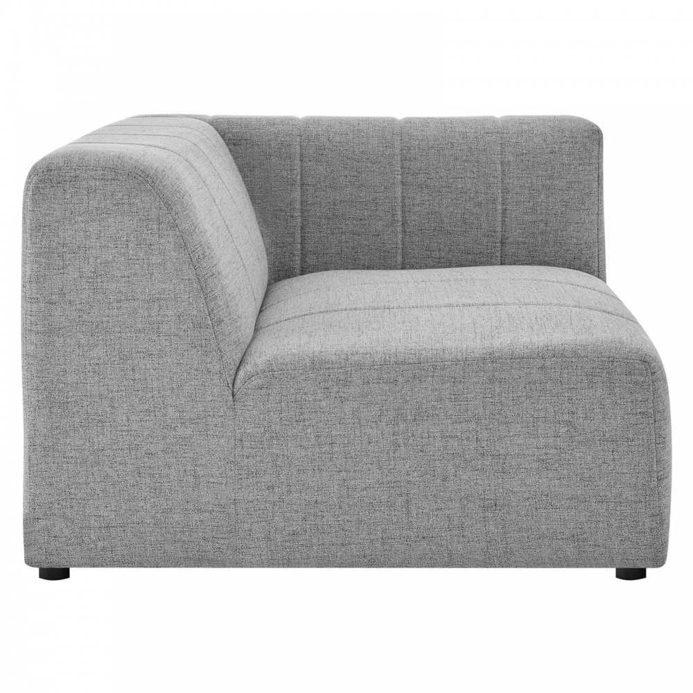 Bartlett Upholstered Fabric 4-Piece Sectional Sofa, Light Gray, EEI-4516-LGR