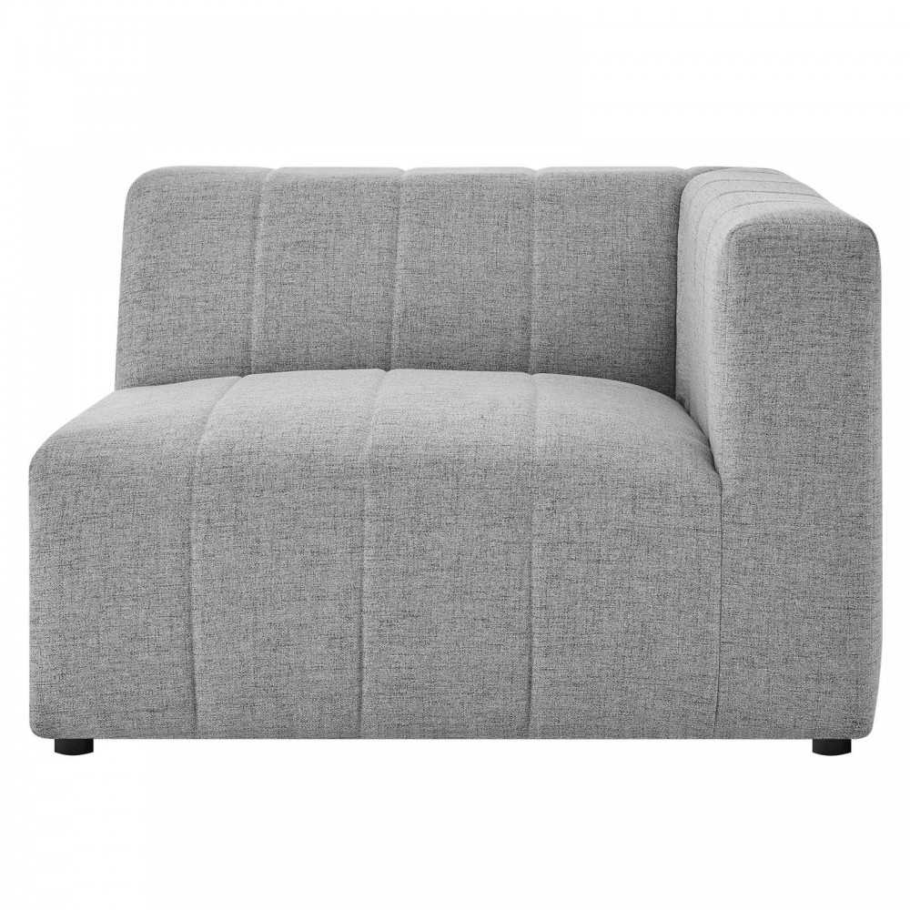 Bartlett Upholstered Fabric 4-Piece Sectional Sofa, Light Gray, EEI-4516-LGR