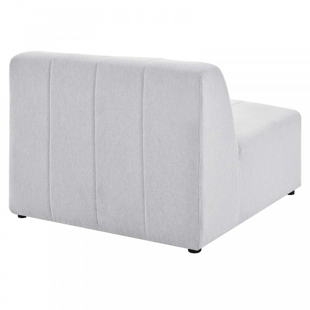 Bartlett Upholstered Fabric 5-Piece Sectional Sofa, Ivory, EEI-4520-IVO